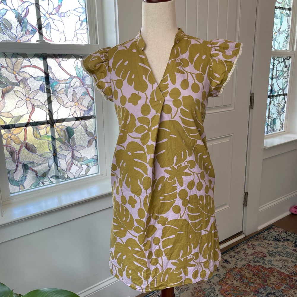 THML Dress Pink and Green Size XS